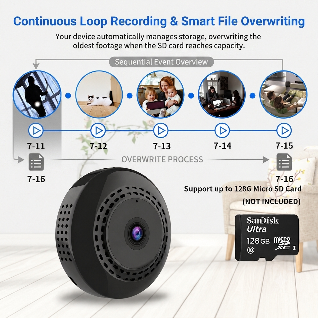 NEXORGADGET™ MINI WIFI SECURITY CAMERA