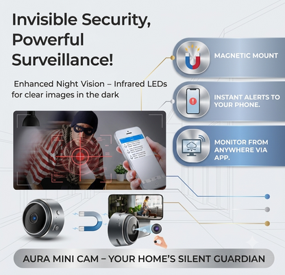 NEXORGADGET™ MINI WIFI SECURITY CAMERA