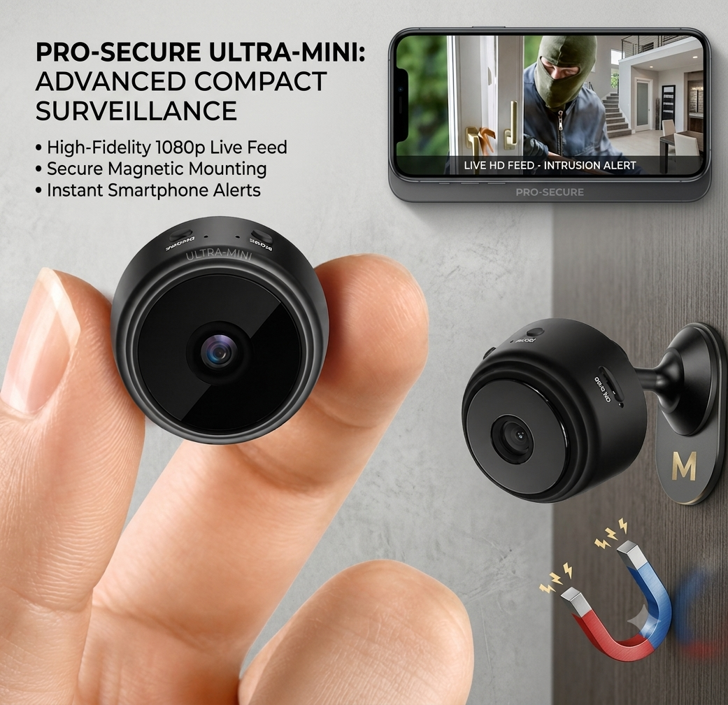 NEXORGADGET™ MINI WIFI SECURITY CAMERA