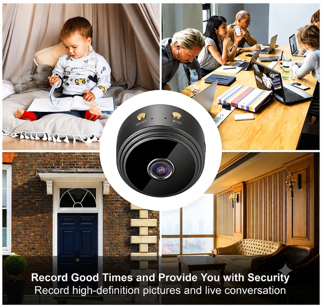 NEXORGADGET™ MINI WIFI SECURITY CAMERA